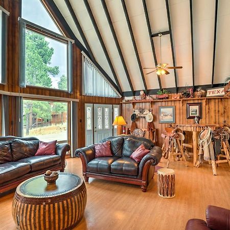 فيلا A-Frame Ruidoso Retreat With Deck, Grill And Views! المظهر الخارجي الصورة