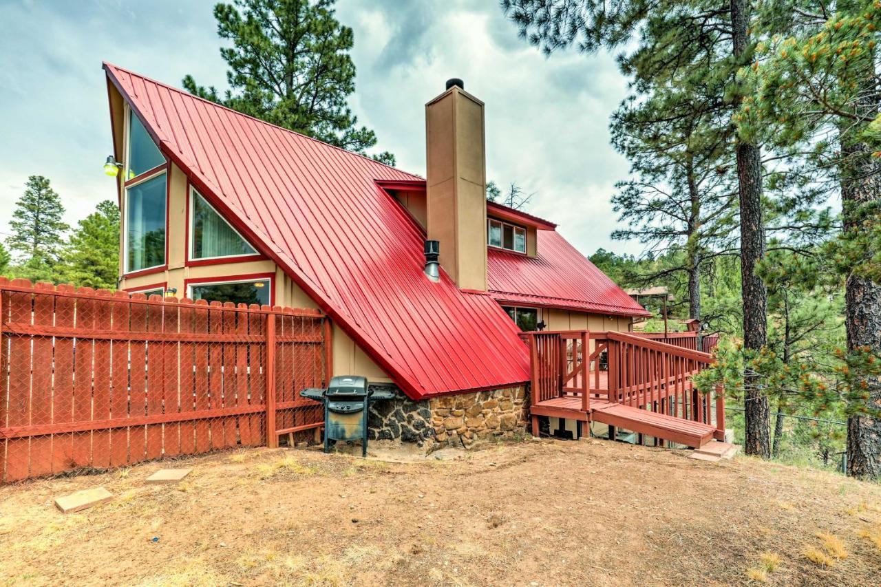 فيلا A-Frame Ruidoso Retreat With Deck, Grill And Views! المظهر الخارجي الصورة